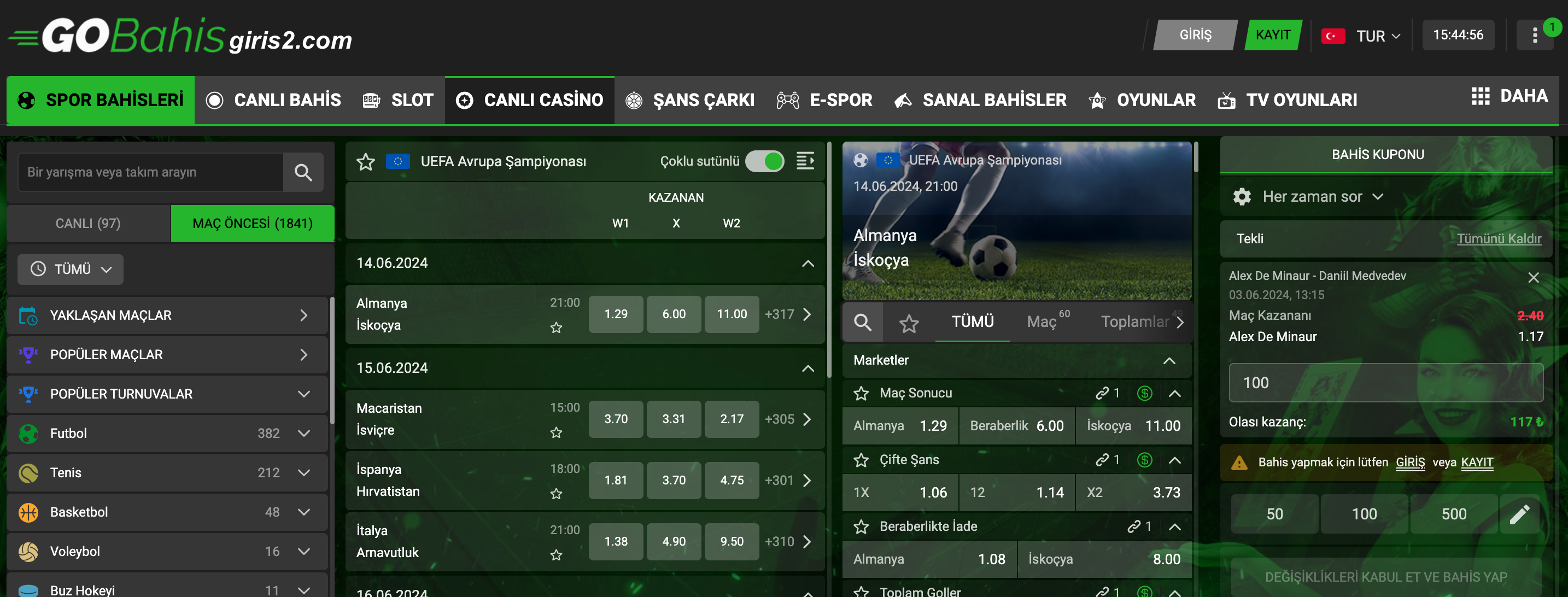 GOBahis Spor Bahisleri